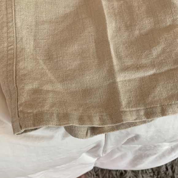 Linen pants Macys 4-pocket Charter club new without tags size 8 - Picture 3 of 9